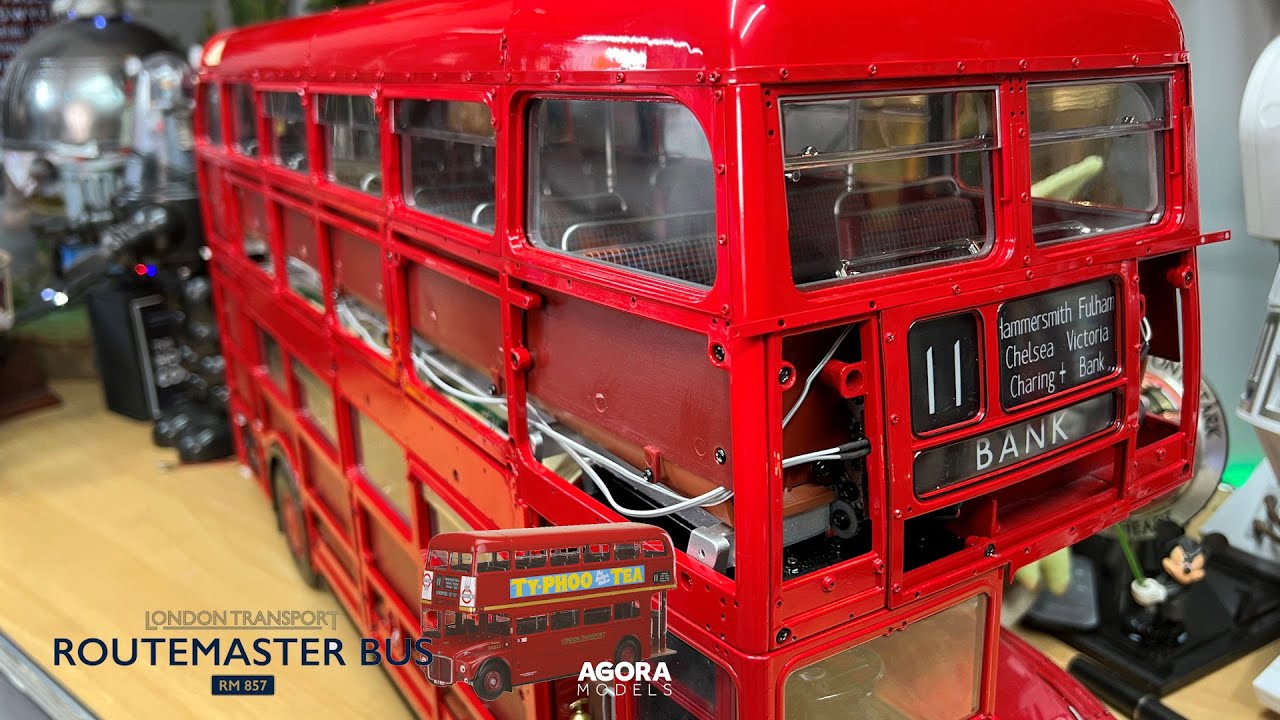 Build the London Transport Routemaster Bus RM857 1:12 Scale - Pack 10 - Stages 96-100