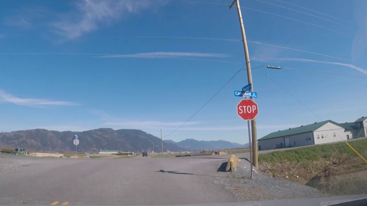 CHILLIWACK:  driving to Cultus lake, BC, Canada