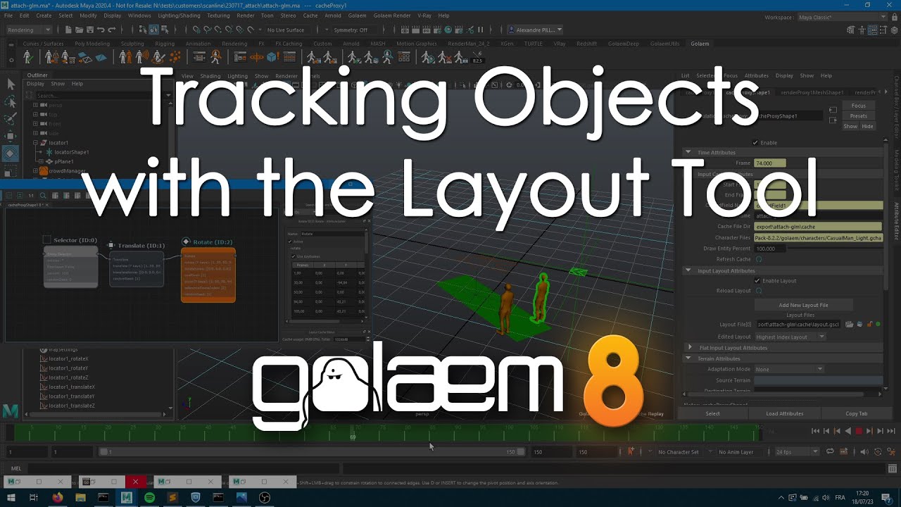 Tracking Objects with the Layout Tool