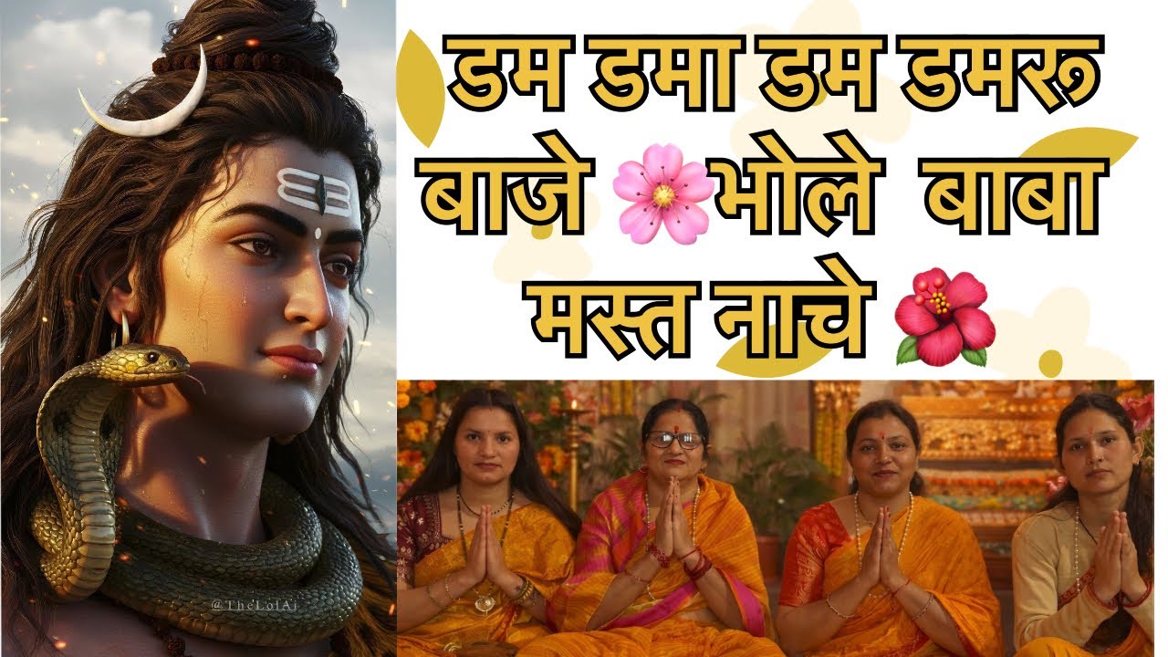 भोले बाबा मस्त नाचे🌺/shivbhajan#youtbe#bholebaba#bhajan 