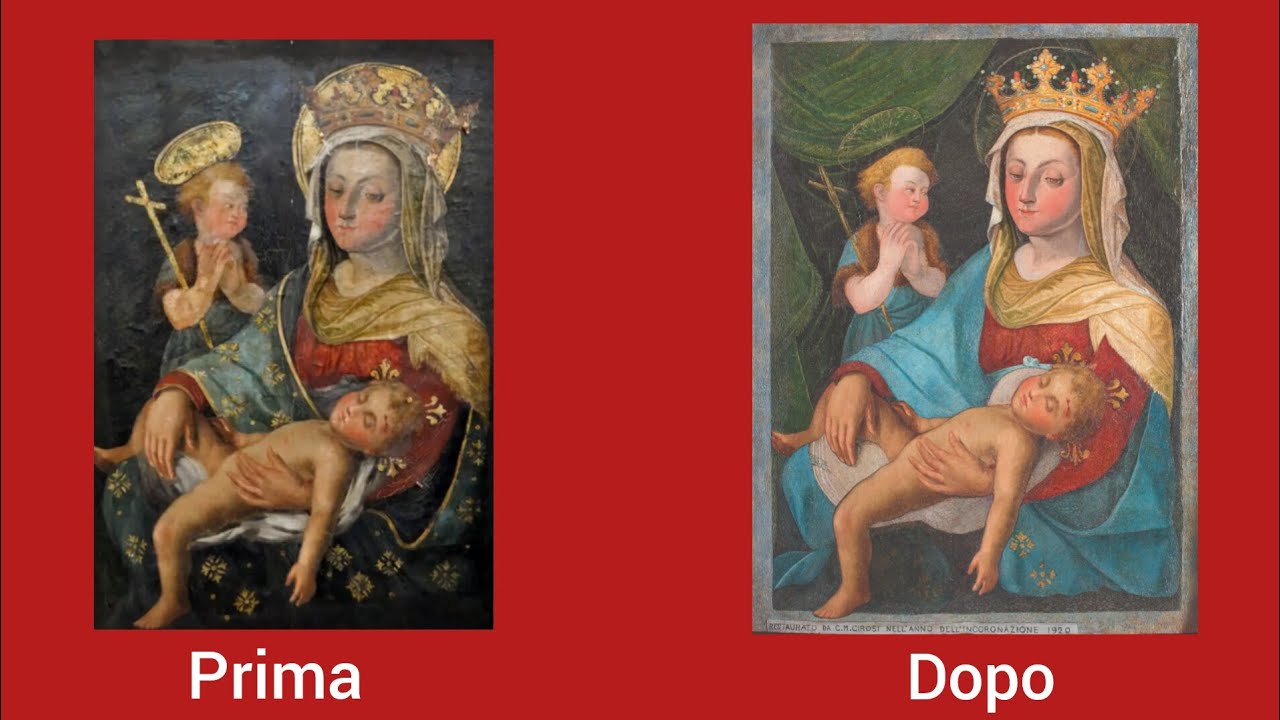 RESTAURO DELLA SACRA EFFIGIE DI MARIA SS DELL ROTONDA 2017+2018
