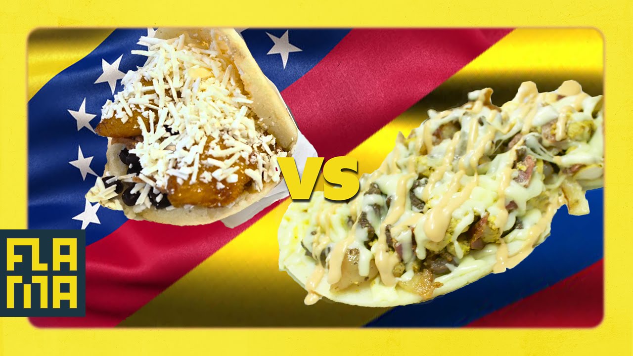 Venezuela vs. Colombia: Arepas