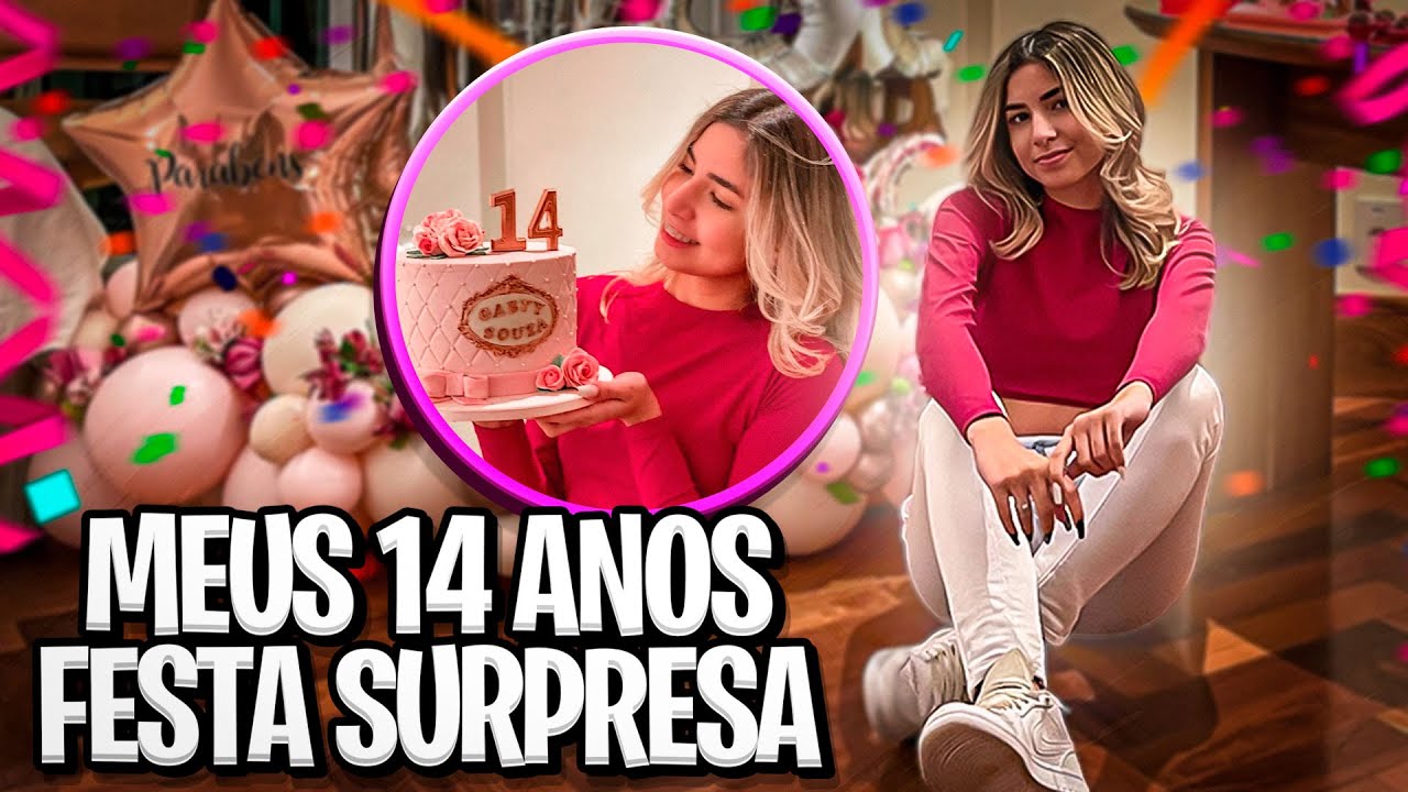 GANHEI UMA FESTA SURPRESA | MEUS 14 ANOS