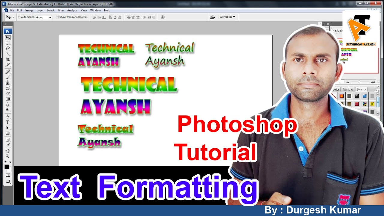 How To Do Text Formatting in Photoshop | How to Add And Edit Text in Photoshop | Text Design | 2021