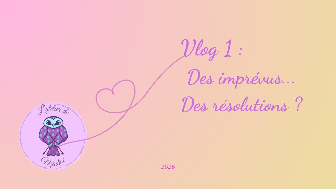 vlog 1 2026 des imprévus... des résolutions ?