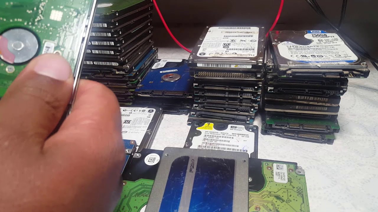réparation de disque dur PC portable 1