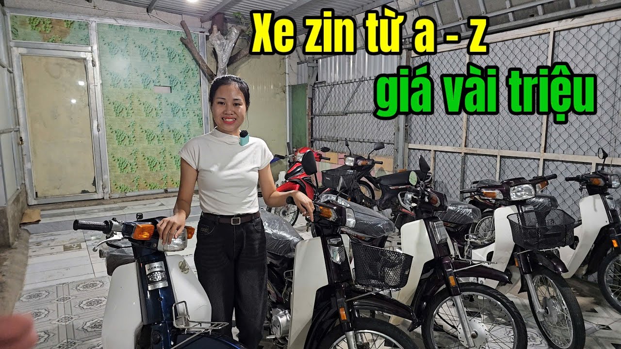Em Duyên lần đầu bán rẻ Super Dream 2001 Cub 82 Wave vài xe giá rẻ đi làm Ae mê xe gọi ngay em Duyên