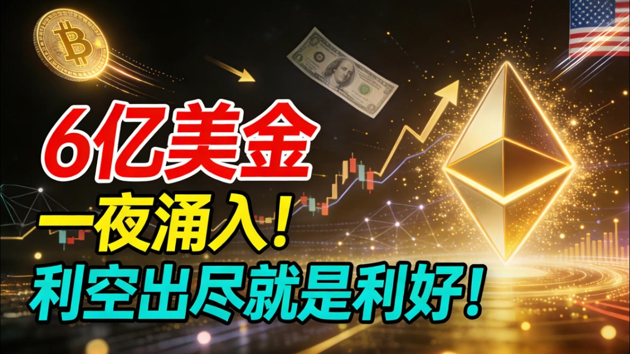炸裂！6亿美金一夜涌入！比特币以太坊ETF规模破千亿，关税升级+伊朗局势+美联储不动，加密市场为何反