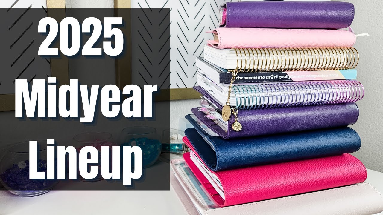MIDYEAR PLANNER LINEUP 📖🩷What's working? What's changing?