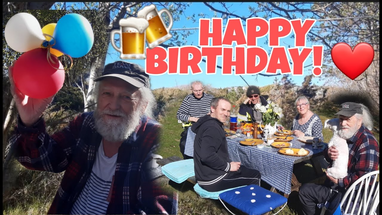 MY FATHER IN LAW'S BIRTHDAY CELEBRATION | ISLAND DINNER WITH PARENTS AND FRIENDS | Kvenvær, Hitra
