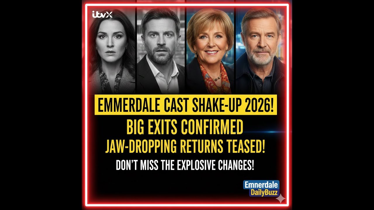 Emmerdale Cast Shake-Up 2026: Big Exits Confirmed and Jaw-Dropping Returns Teased!