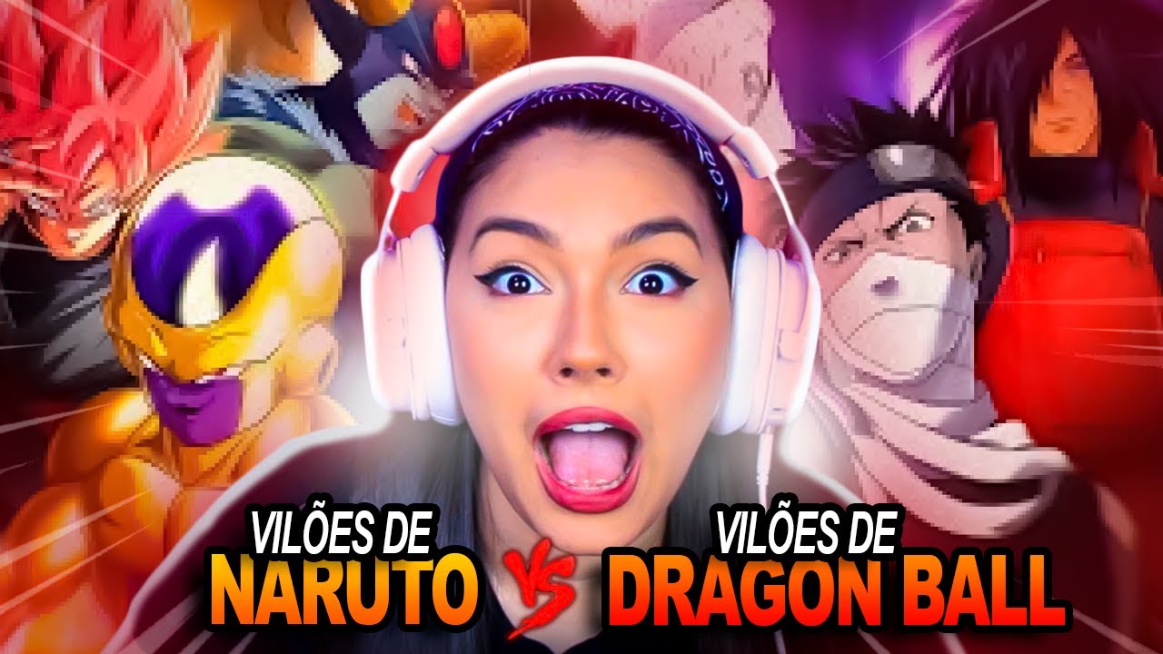 Vilões de Naruto VS. Vilões de Dragon Ball | Combate de Rimas (Prod. Tander) [REACT]