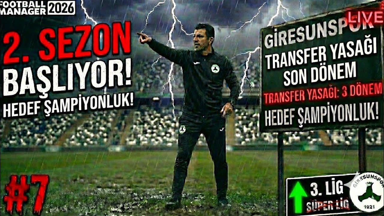 TRANSFER YASAĞI İLE  2. SEZON🏆 | FM26 GİRESUNSPOR KARİYERİ #6