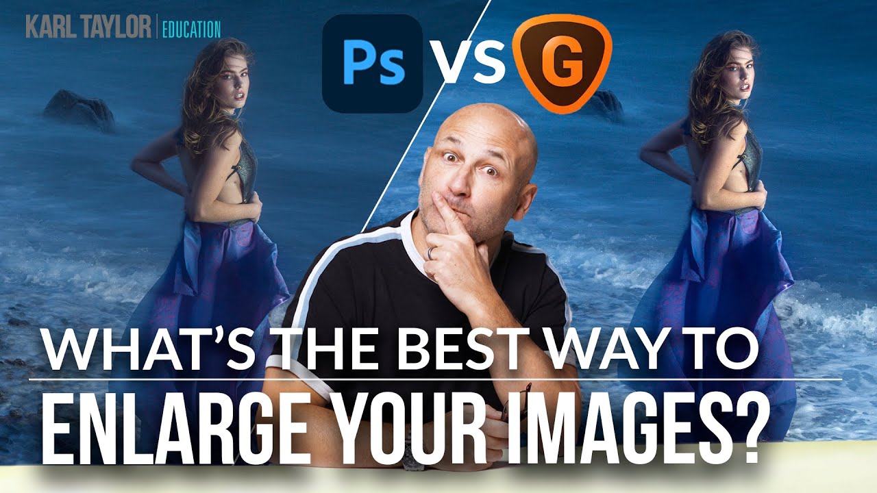 BEST Way to ENLARGE Images - PS Super Resolution vs Topaz Gigapixel