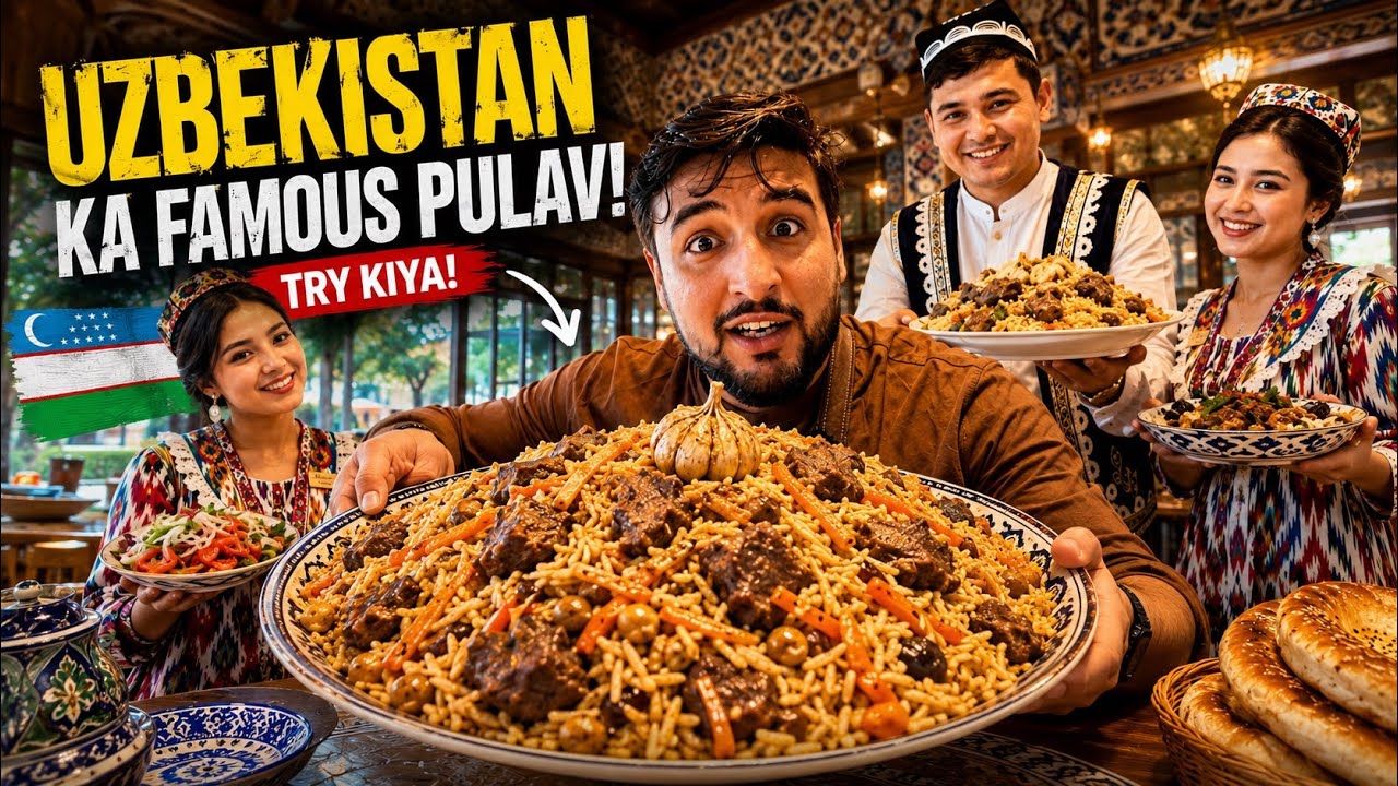 Uzbekistan ka Famous Pulav 😍🔥 | Tashkent | Shailab Vlogs 7 