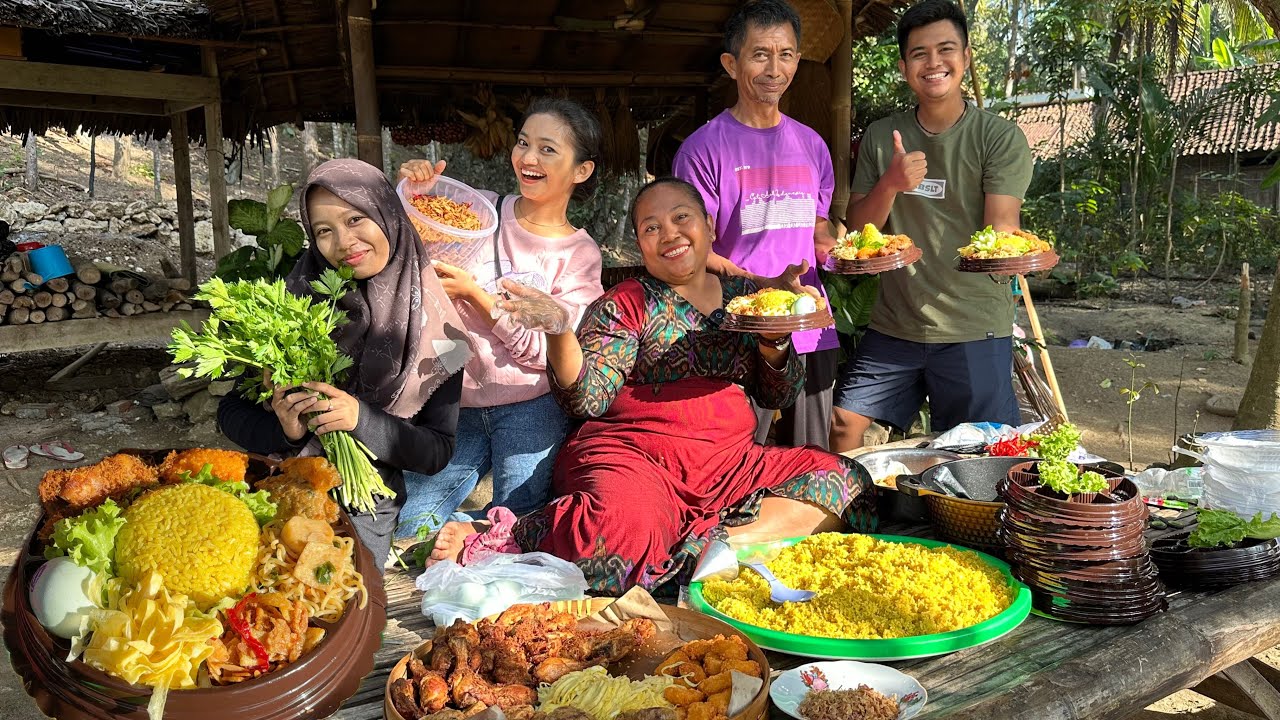 MASAK BESAR BIKIN NASI KUNING BUAT ACARA PMT PUTUNE
