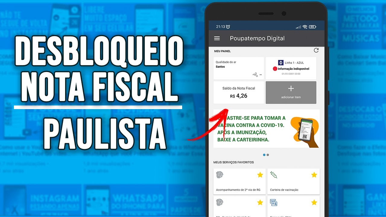 Como Desbloquear a Senha da NOTA FISCAL PAULISTA &bull; Cristian Cardoso