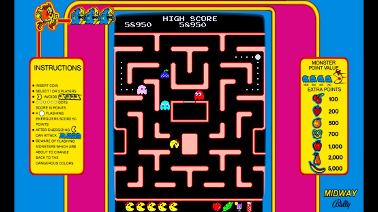 Ms. Pac-Man Plus (Arcade) Part 2