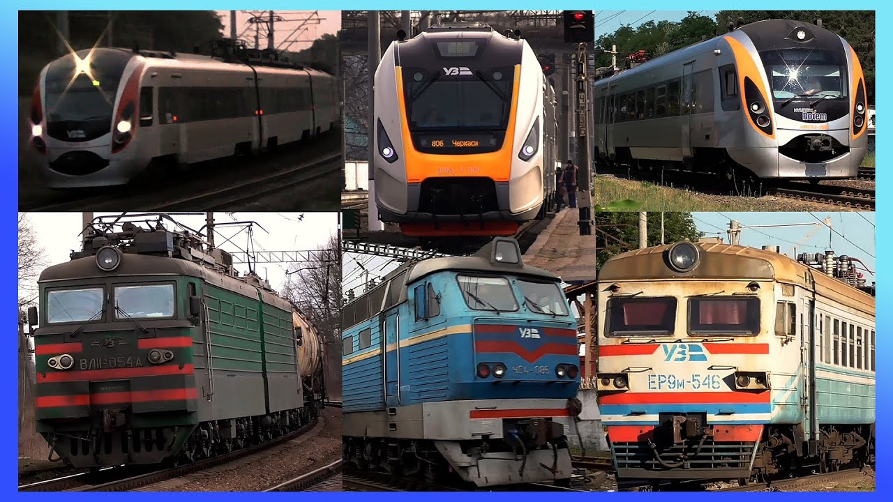 Ukrainian trains in a wonderful collection!