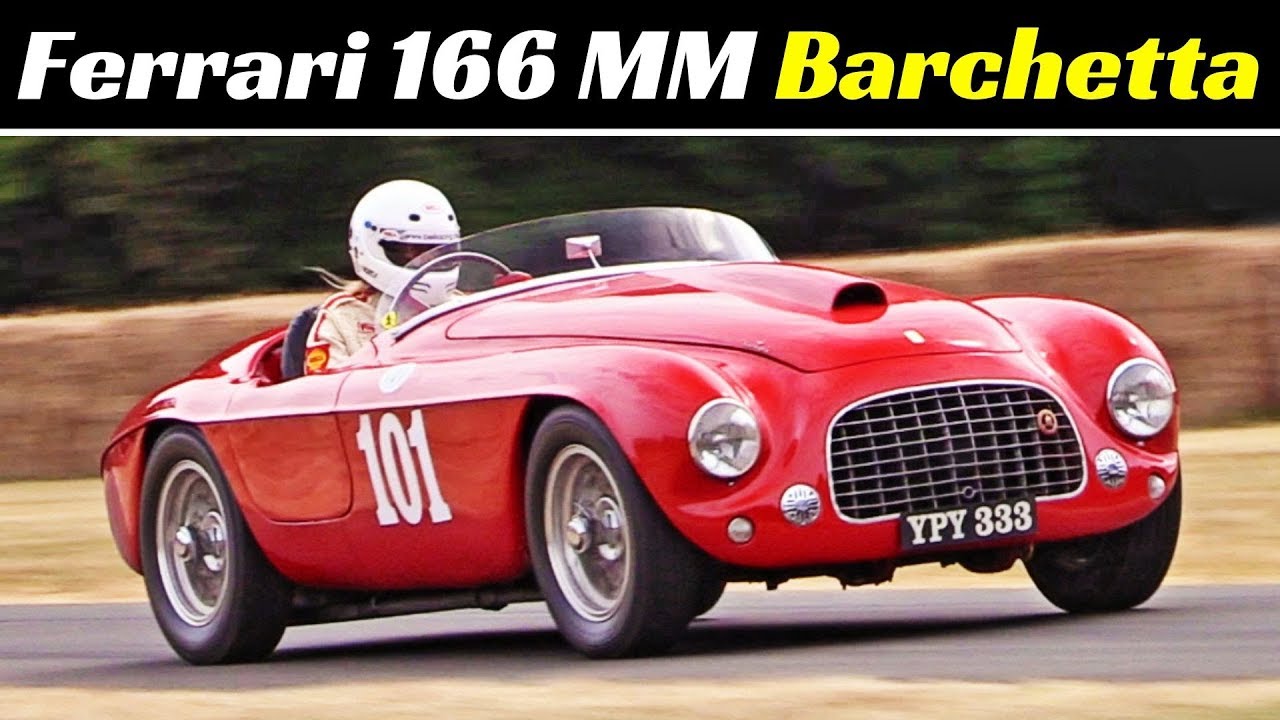 Ferrari 166 MM Barchetta by Touring (1950) - 2-litre V12 Engine Lovely Sound at Goodwood FOS 2019
