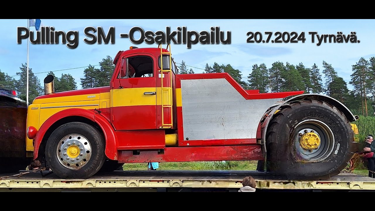 ✨️20.7.2024 Tyrnävä Tractor Pulling SM-osakilpailu * Race Trucks 8500kg +6700kg.✨️RAAKAA VOIMAA💪😎👍