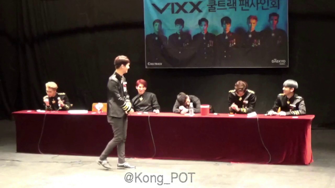 161106 빅스 용산 팬싸인회 웃음참기대결