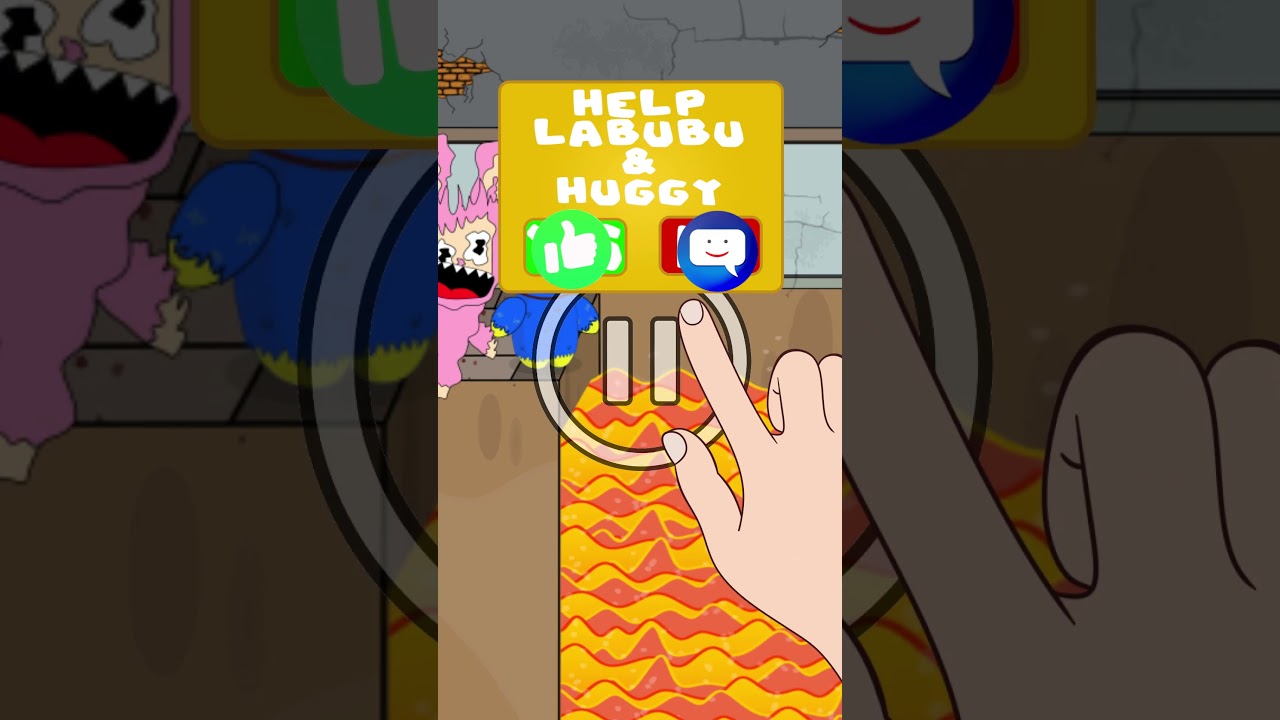 Poppy Play Time Chapter 5 : Labubu and Huggy Wuggy run away from Granny