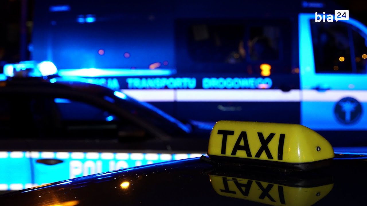 Policja, ITD i Służba Celno-Skarbowa kontrolują taxi w Białymstoku