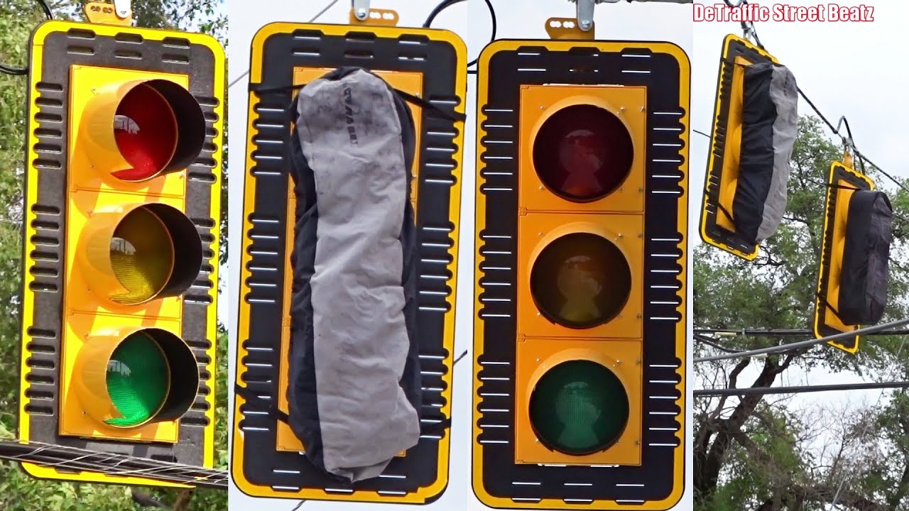 New Traffic Lights Covered Up Before Service | Miller & Mt Elliott