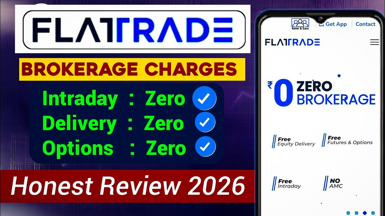 Flattrade App Review 2026 | Zero Brokerage Plan ✅ All Brokerage & Hidden Charges Explained
