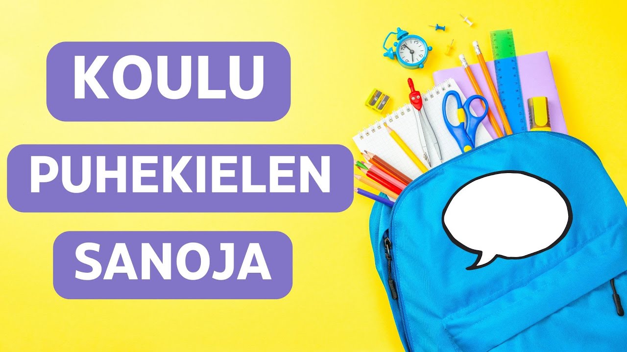 Puhekieli: Koulusanoja