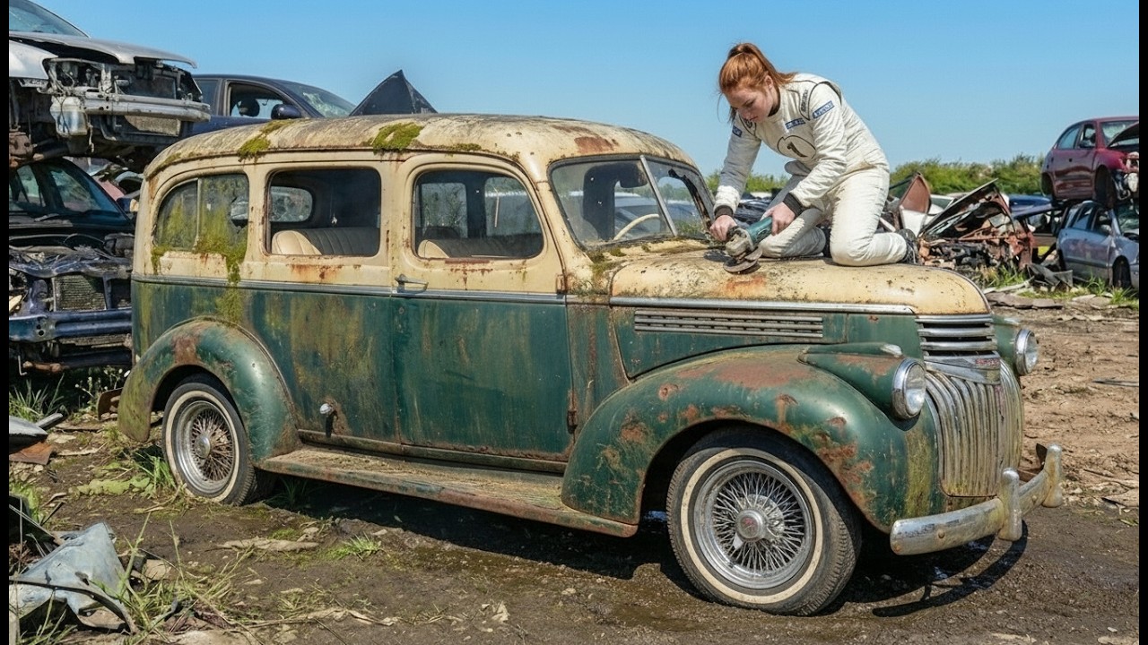 Abandoned 1941 Chevrolet Carryall Suburban | Dusty Barn Reveal