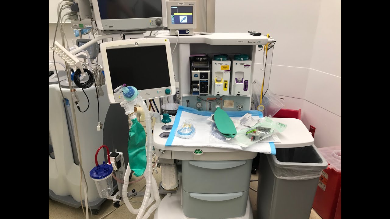 Using an anesthesia machine as an ICU ventilator: GE Avance basic concepts