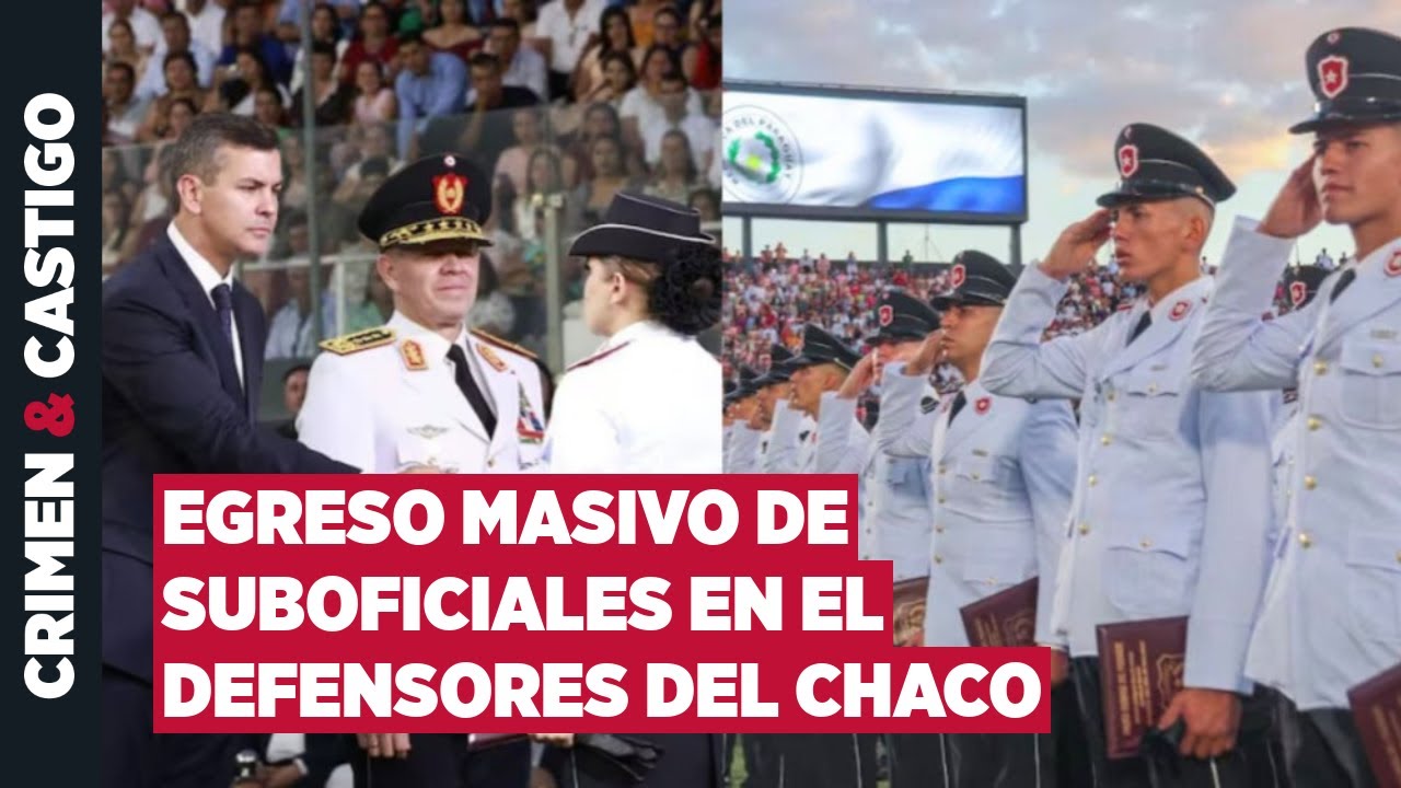 Egresan cerca de 5.000 suboficiales de la Policía Nacional, pero deberán comprar sus propias armas