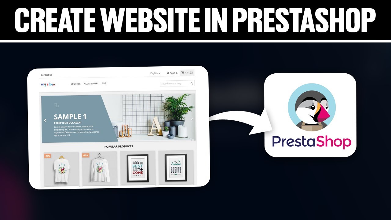 Как создать сайт в Prestashop 2025! (Полное руководство)