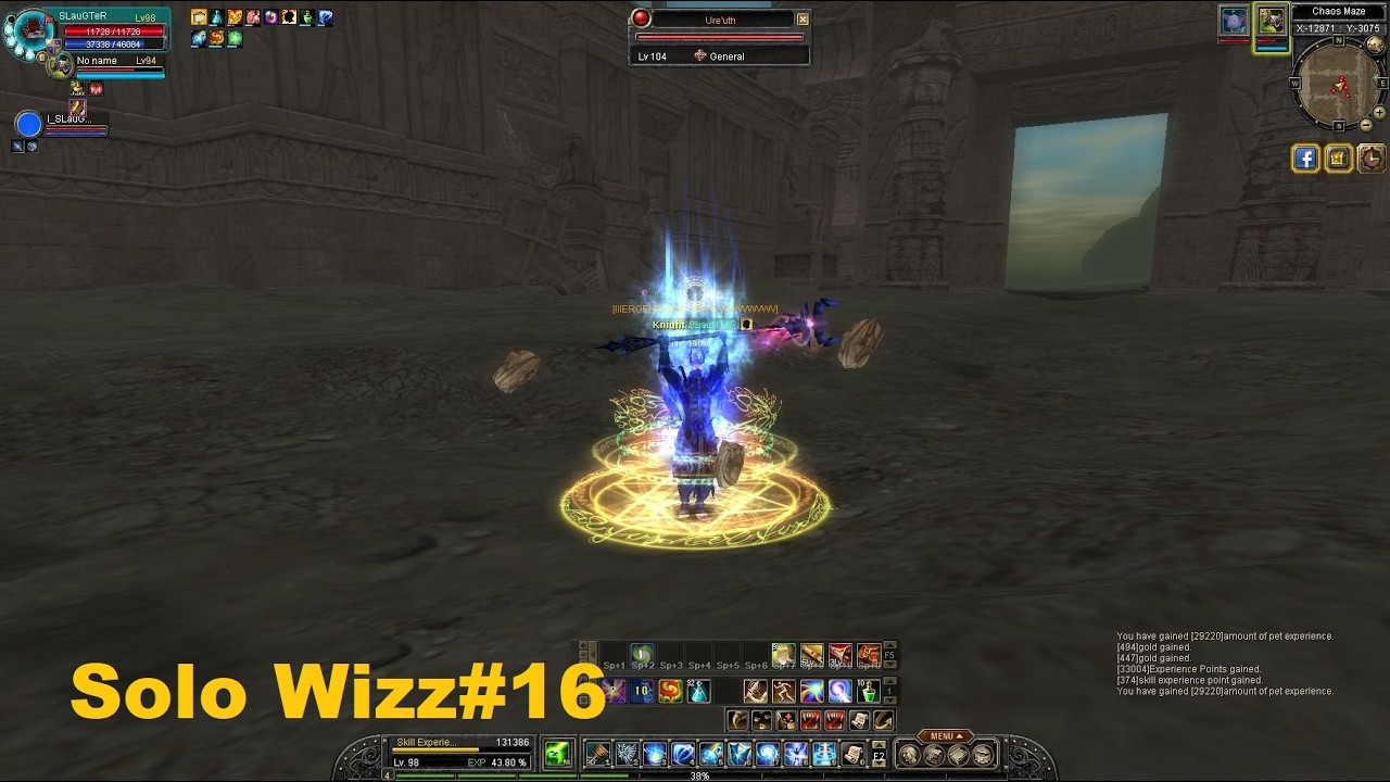 Solo Wizz#16 - Serenes Bu Şekilde Kesilir!!! - Yeni Job Set I Silkroad Online