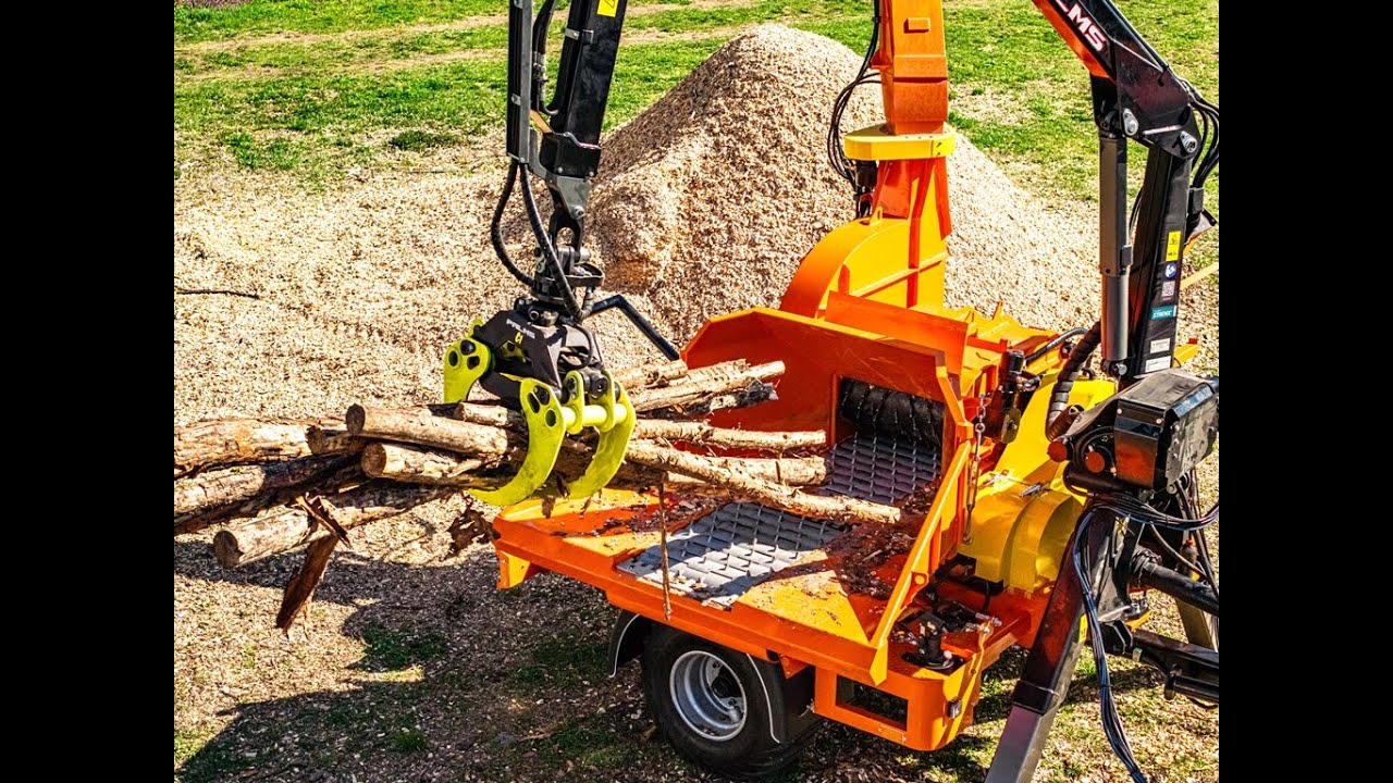 Pień 30 cm!  Bębnowy rębak Skorpion 500 RB - Polski producent Teknamotor