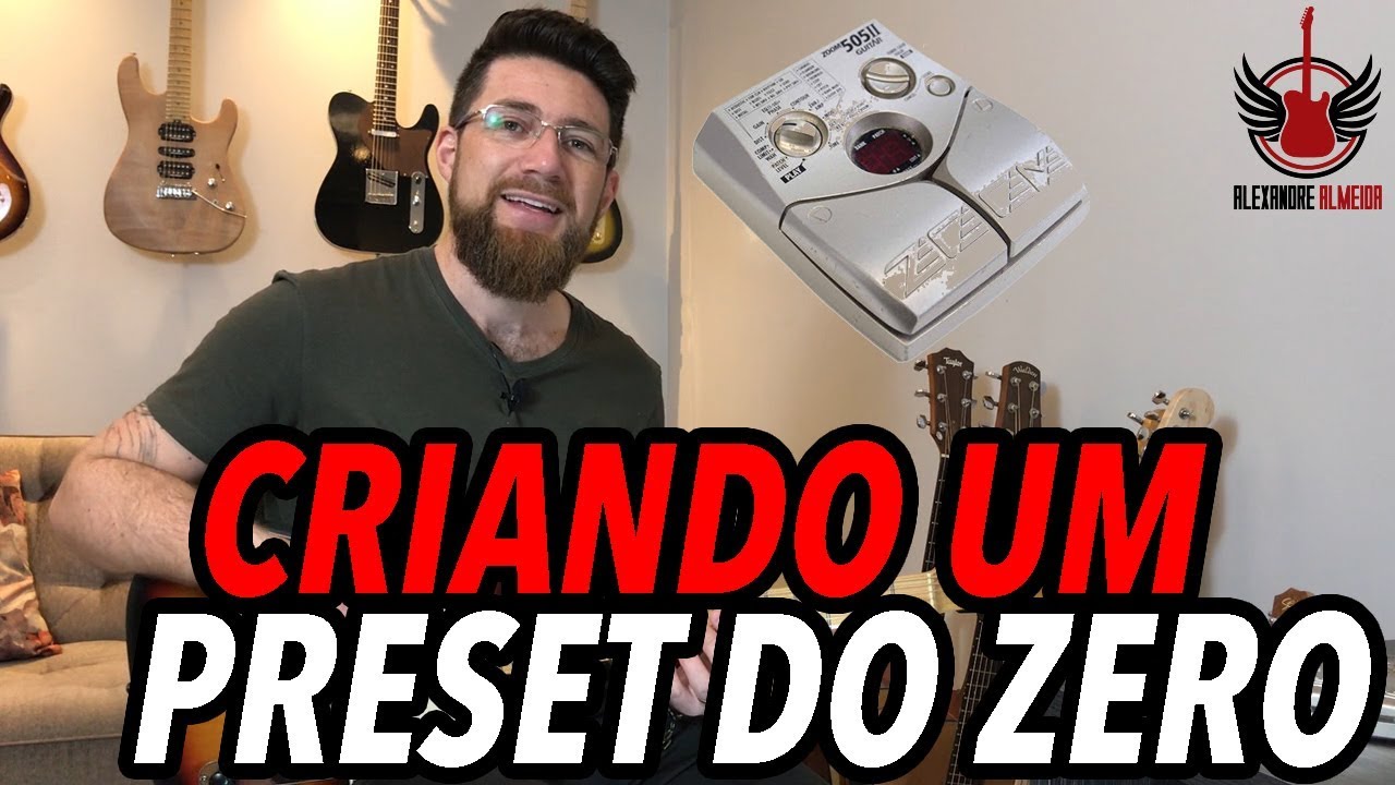 Zoom 505 II - Criando um preset do zero!