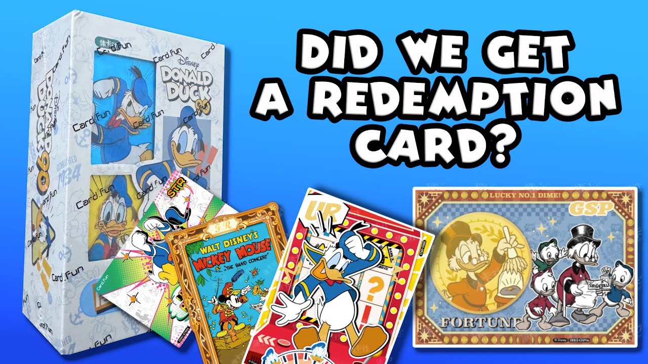 Card.Fun Donald Duck Trading Card Unboxing ￼