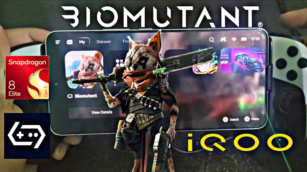 IQOO 13 vs BIOMUTANT | Snapdragon 8 Elite | Gamehub Emulator test | Smooth Playable