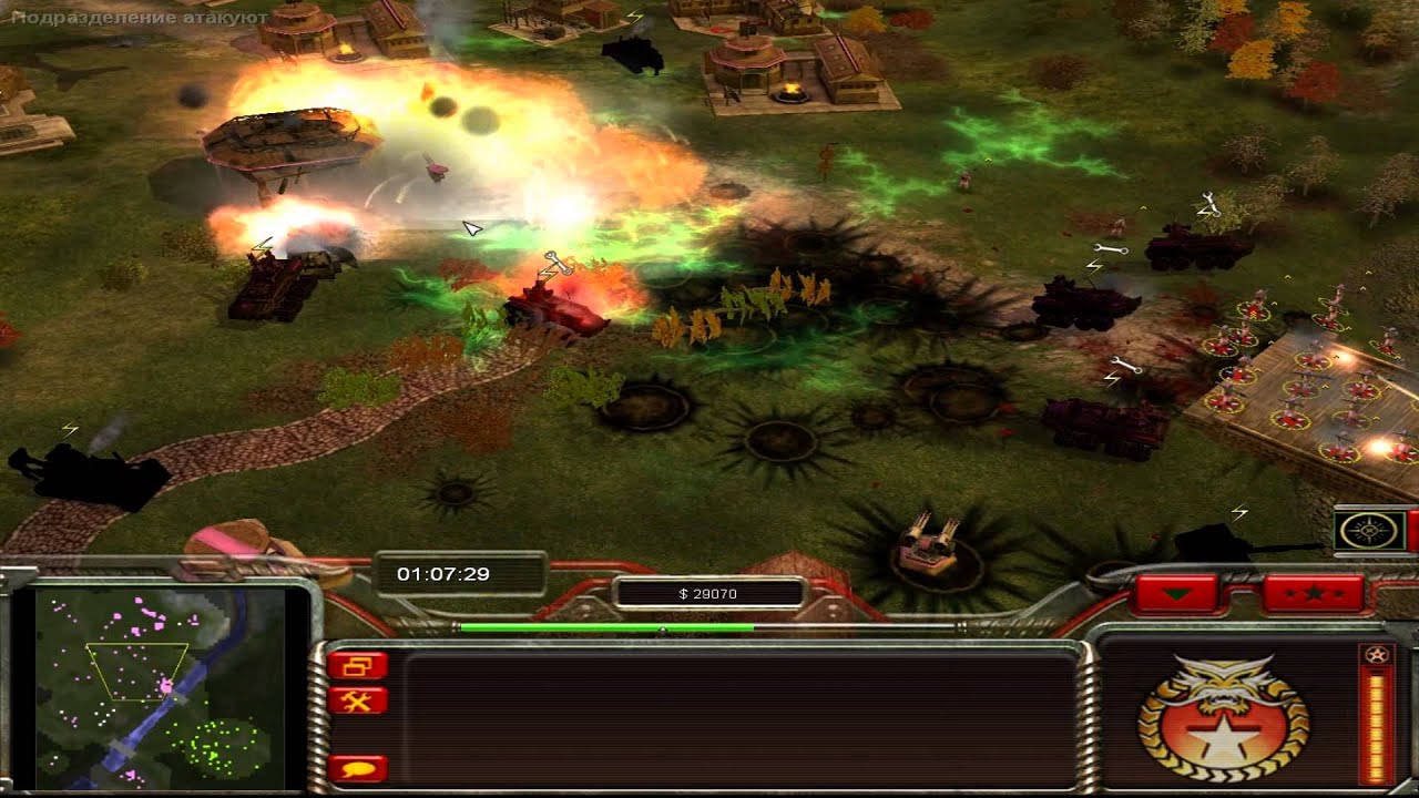 Generals ZH : Contra 007  Китай Пехота vs Китай Танки