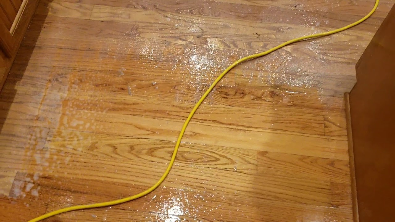 Remove wax build up from hardwood floors! This job wasn't easy but the results were amazing🤯