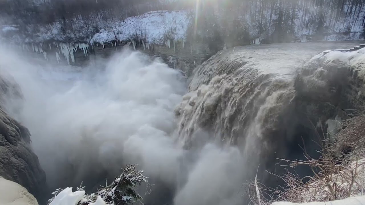 Kucko's Camera: Raging Genesee River at Letchworth State Park &mdash; February 22, 2022