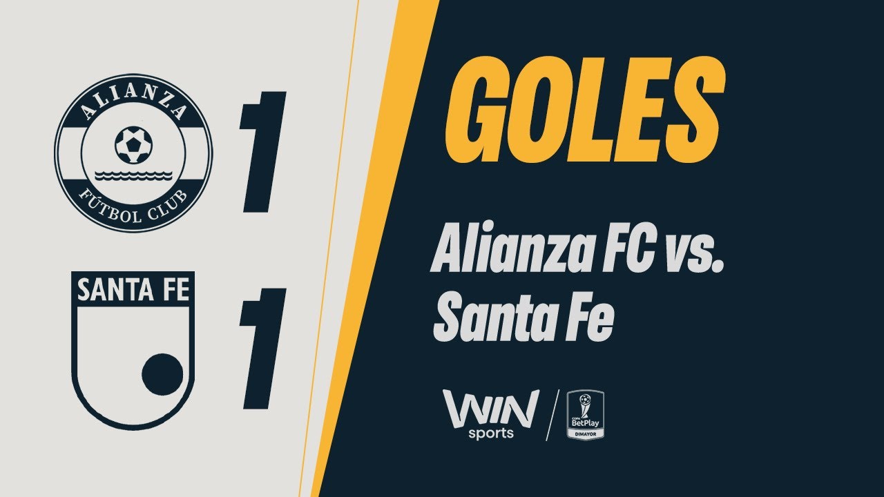 Alianza FC vs. Santa Fe (goles) | Copa BetPlay Dimayor 2025 | Octavos - Ida