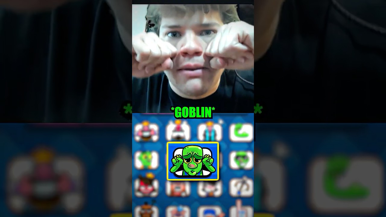 Jynxzi объясняет, почему эмоцию &laquo;Ядовитый&raquo; гоблин убрали из Clash Royale! 😱