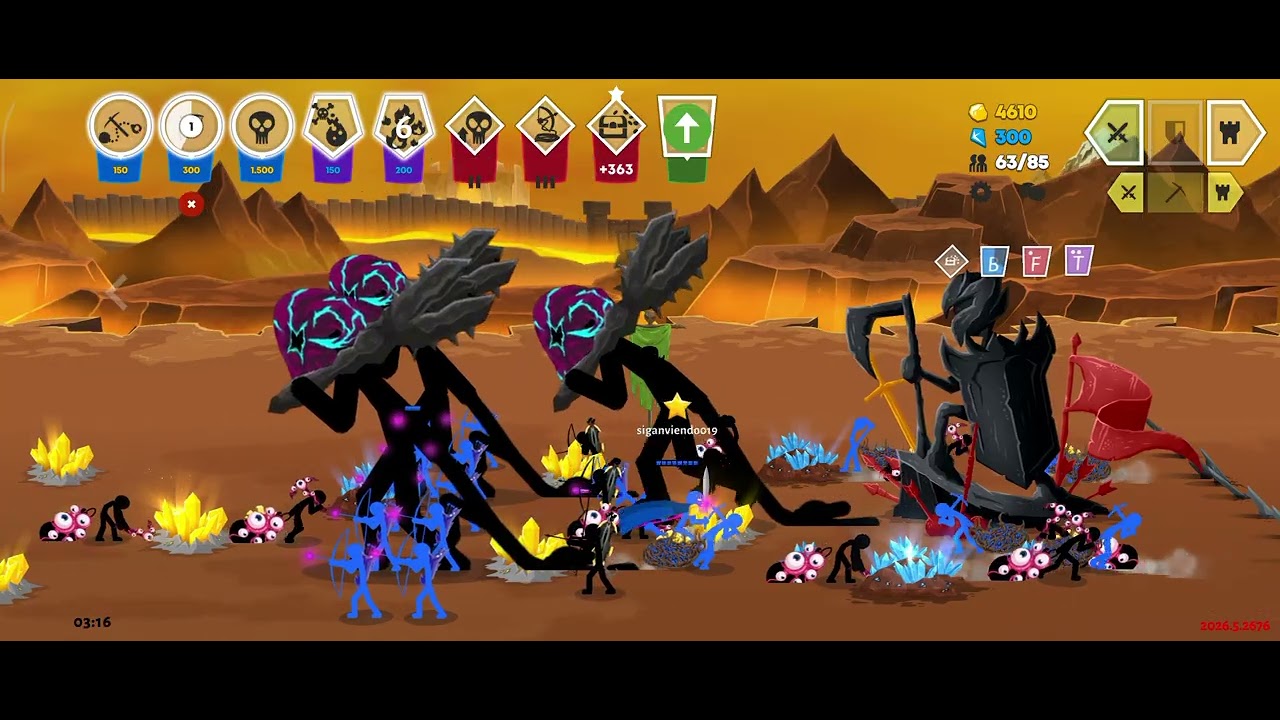Stickwar stickman saga online War Game 10 03 2026