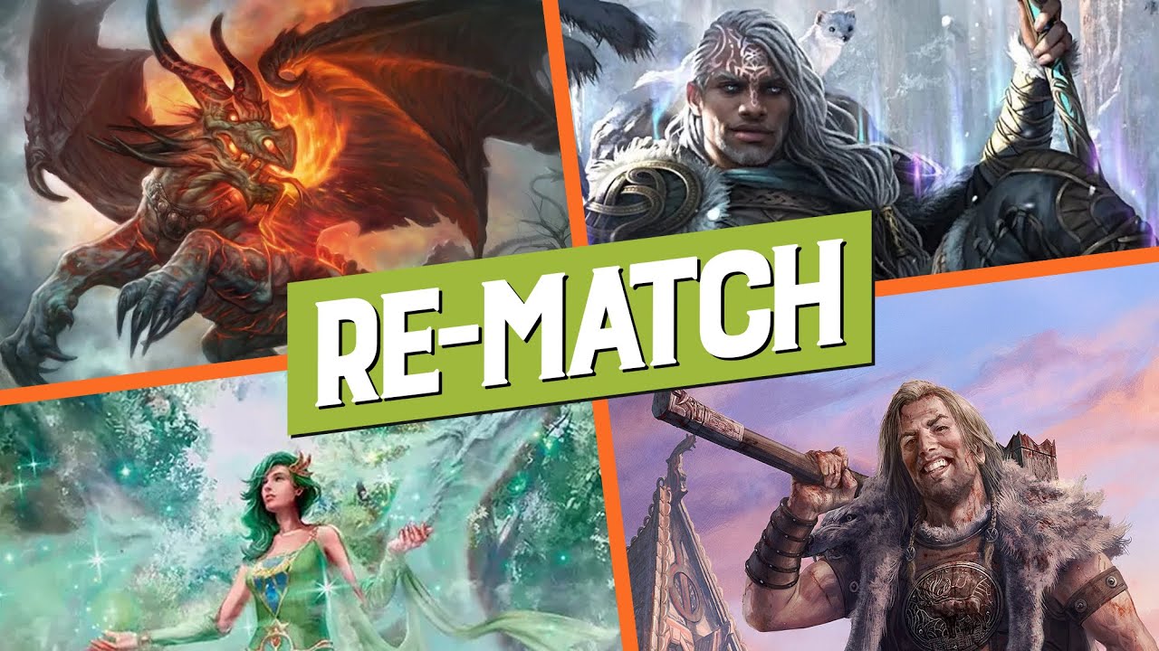 RE-MATCH! Piru, Jorn, Wulfgar, Rydia | Commander Gameplay