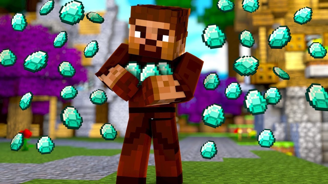 ŞEHRE ELMAS YAĞMURU GELDİ! 😱 - Minecraft