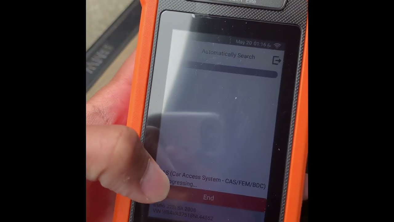 Ponowne kodowanie BMW JBE za pomocą narzędzia Elite Launch Scan