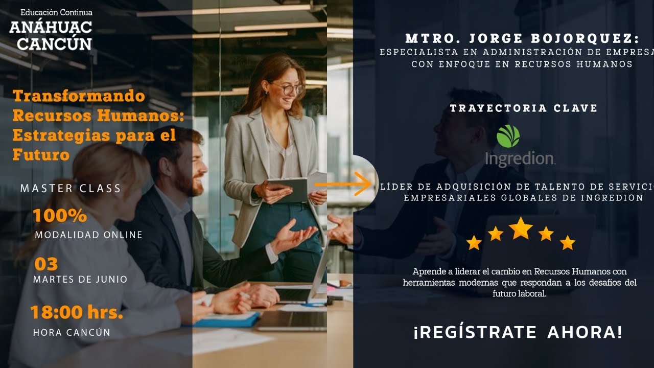 MasterClass -Transformando Recursos Humanos: Estrategias para el Futuro